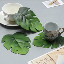 Plant Turtleback Leaf Placemat Waterproof Non-slip Anti-scald Decorative Mat