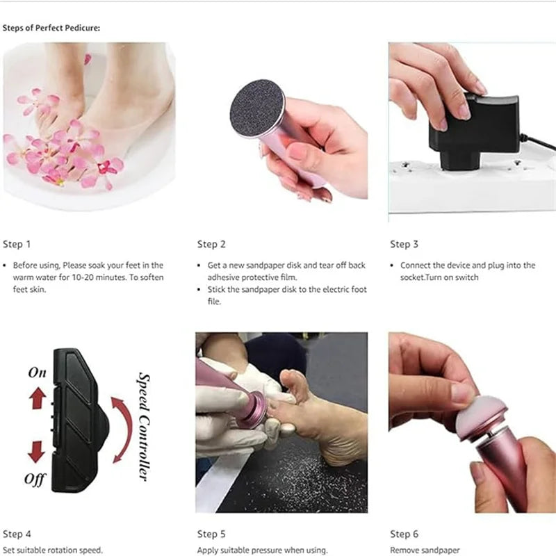Electric Foot Grinder Calluses Remover