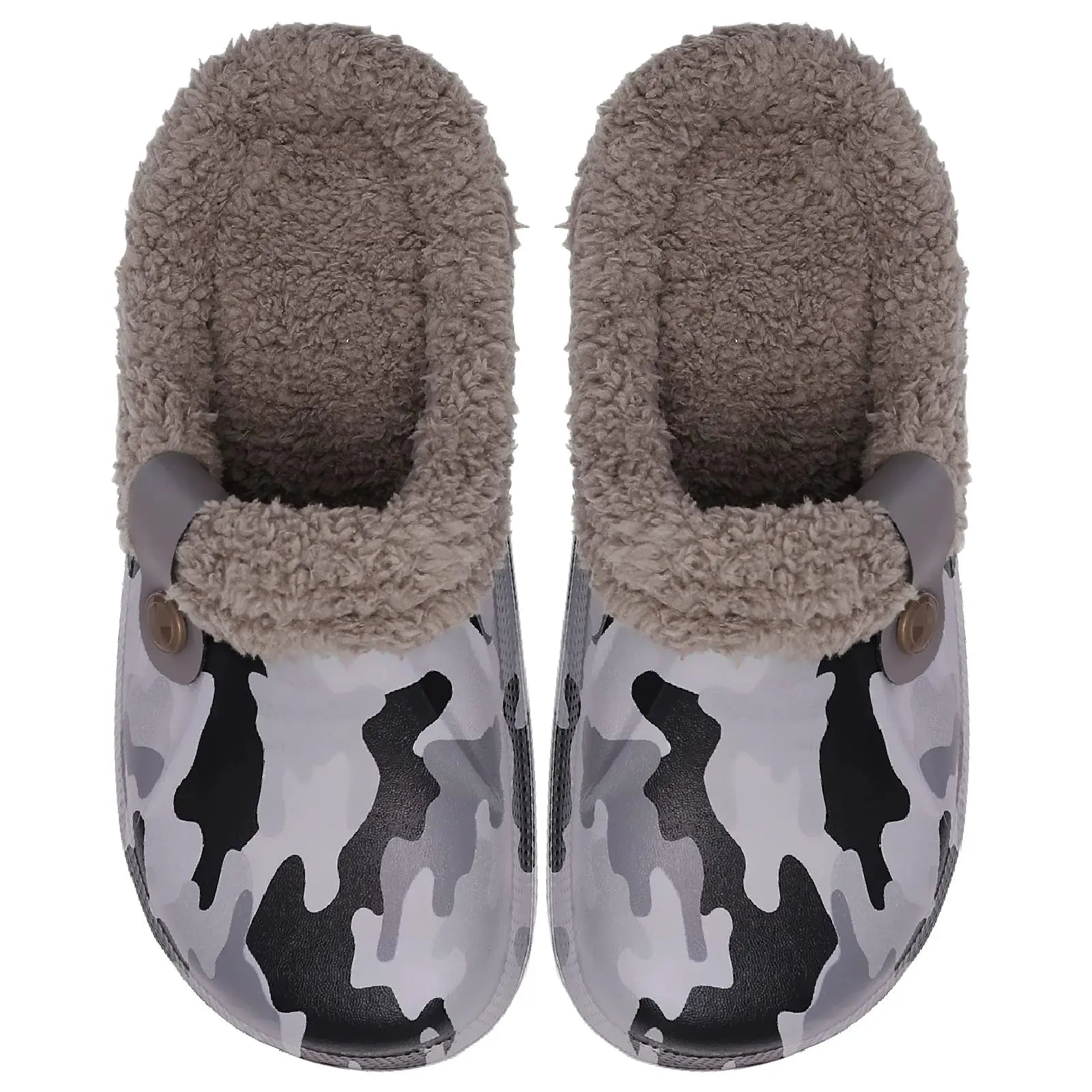 Shevalues Plush Fur Clogs Slippers