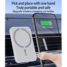 100W Magnetic Wireless Car Charger Air Outlet Phone Holder