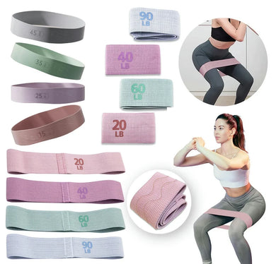 Elastic Resistance Anti-Slip Squat Expander Bands