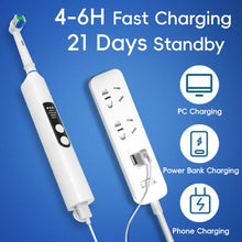 Smart Rotating Electric Toothbrush 4 Modes with 6 Heads