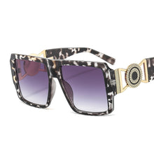 Oversized Square Frame Luxury Sunglasses