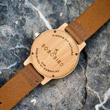 BOBO BIRD Wood Quartz Analog Bamboo Wooden Wristwatch