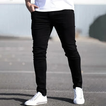 Pure Color Stretch Skinny Jeans