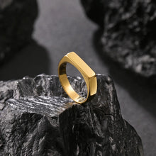 Trendy Stainless Steel Couple's Rings