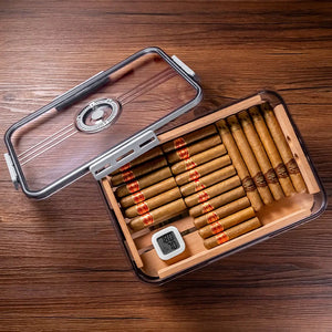 Portable Sealed Cigar Box Humidor