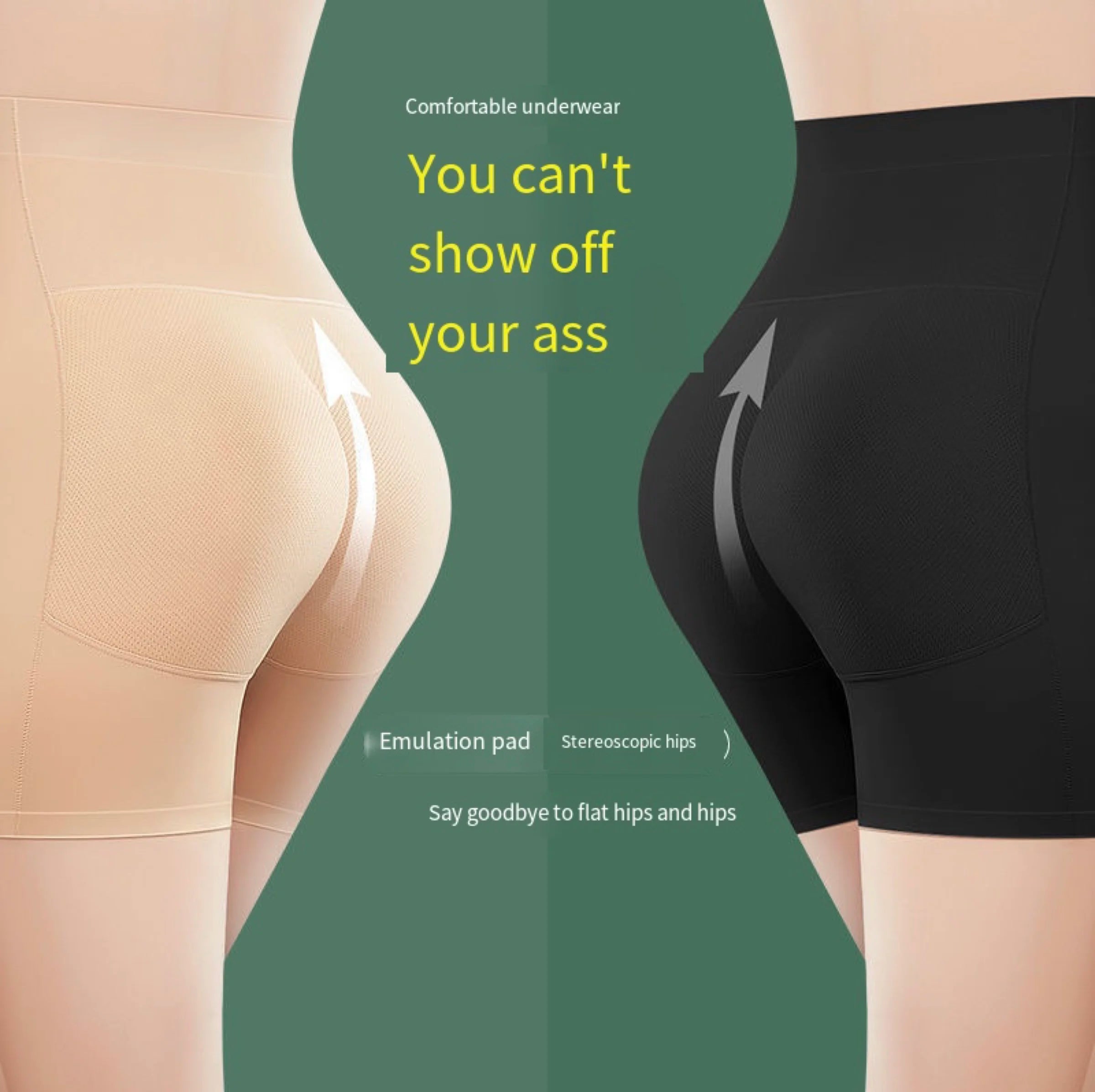 Padded Corrective Underwear Enhancer Body Shaper