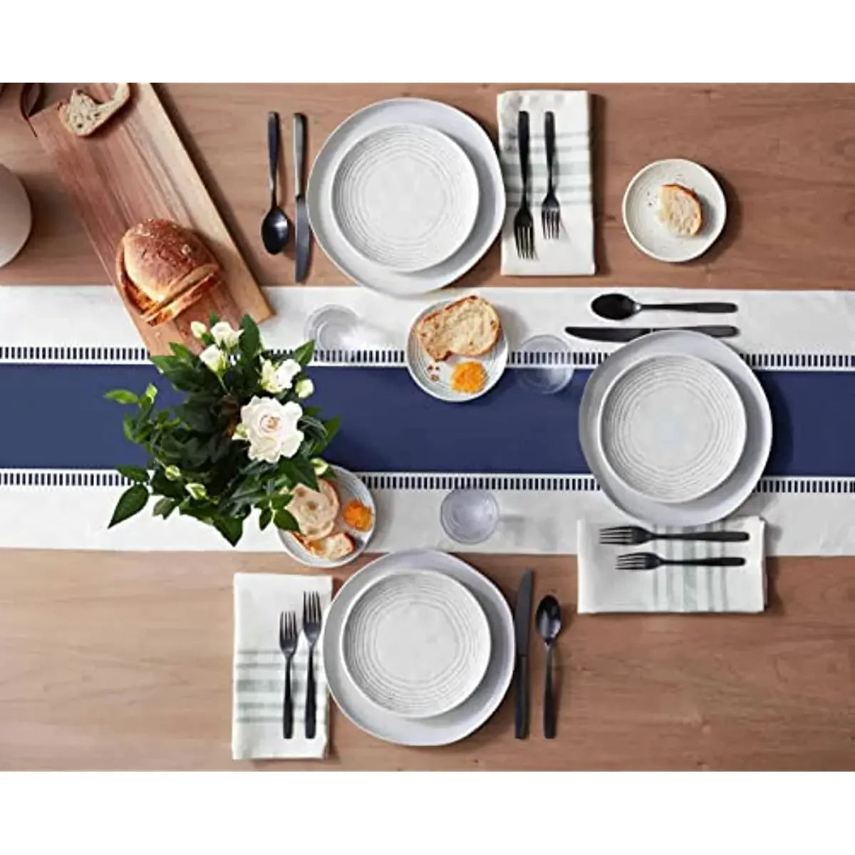 Striped Linen Table Runners