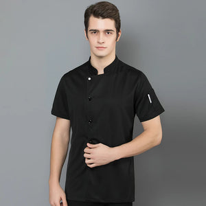 All Mesh Short Sleeve Waiter Shirts