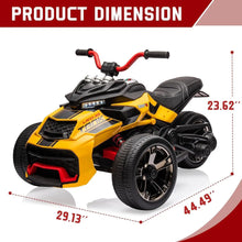 12V Kids Ride On ATV 3 Wheeler Led Lights