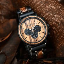 BOBO BIRD Ebony Wood Watch