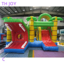 Giant Jungle Crocodile inflatable Bouncy Castle