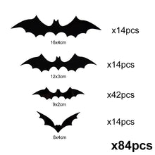 Halloween 3D Black Bat Wall Stickers