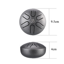 Hluru Mini Glucophone 3" 6 Notes Steel Tongue Drum