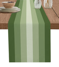 Striped Textured Table Runner