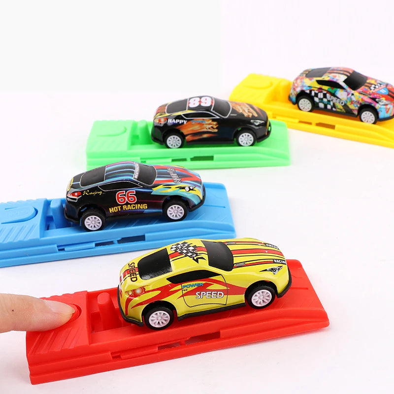 10Pcs Alloy Shooting Flying Racing Car Toys