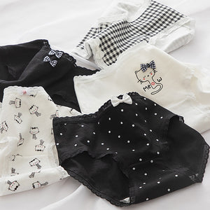 Seamless 5Pcs/Set Cotton Underwear