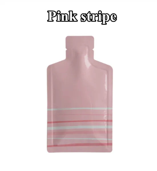 100PCS~500PCS Open Top Aluminum Foil Liquid Cruise Bags