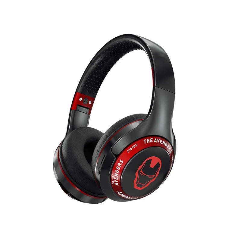 Super Hero Design Bluetooth Foldable Wireless Headphones Noise Cancellation