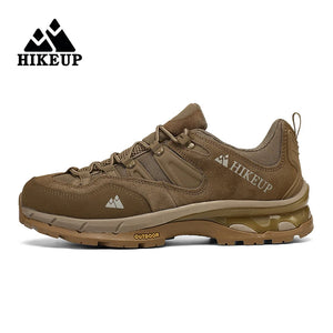 HIKEUP Leather Wear-resistant Outdoor Sport Sneakers