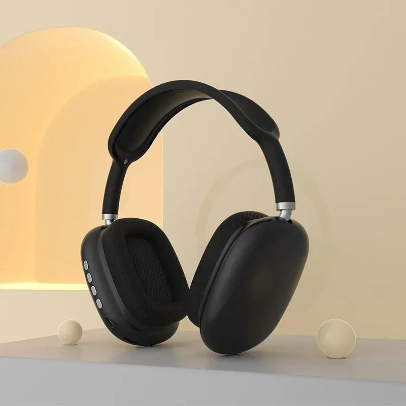 P9 Pro Max Head Mounted Bluetooth Earphones Noise Cancelling Wireless