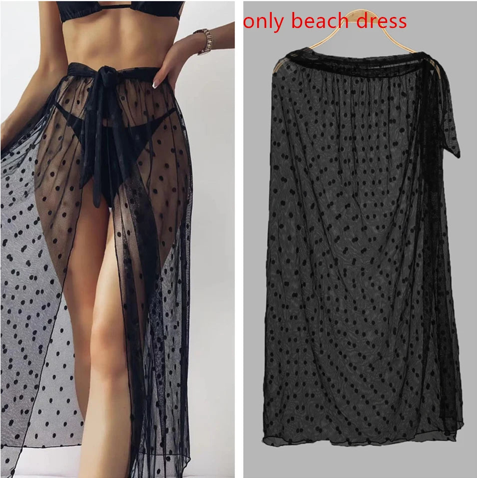 Women's Hollow One Piece Eye-Catching Monochrome Swimwear