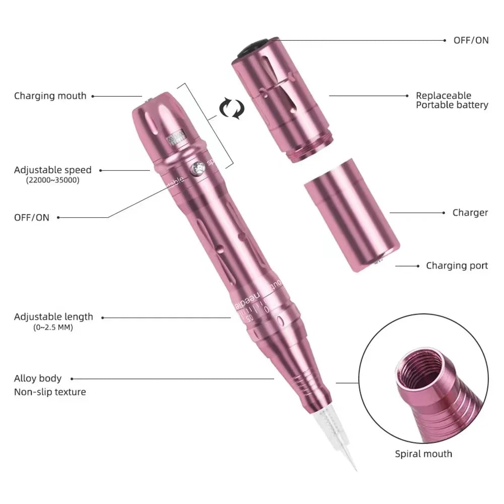Wireless Micropigmentation Microblading Machine