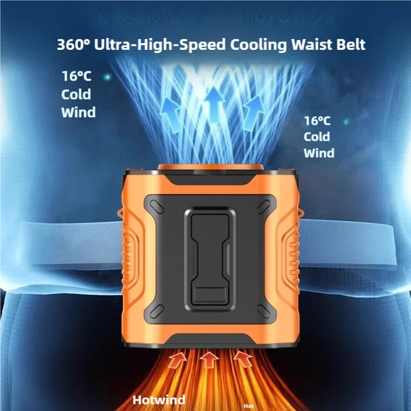 Portable 5000mAh Waist Fan