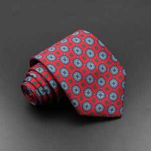 Silk 7.5cm Soft Colorful Novelty Necktie