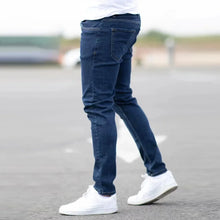 Pure Color Stretch Skinny Jeans