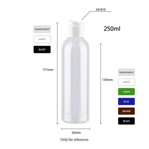 25pcs Empty Refillable Bottles With Plastic Flip Cap