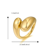 Stainless Steel Smooth Double Ball Bead Ring