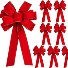 Large Red Outdoor Christmas Bow