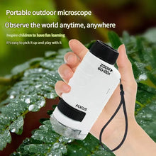 Pocket Microscope with LED Light Science Toy