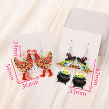 Christmas Animal Drop Acrylic Earrings