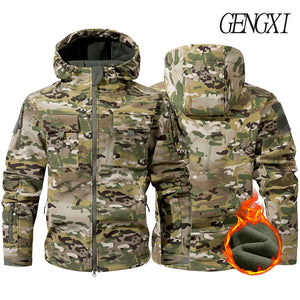Softshell Fleece Lined Tactical Windproof Waterproof Jacket
