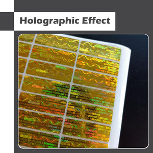 3x1cm Hologram Tamper Proof Stickers