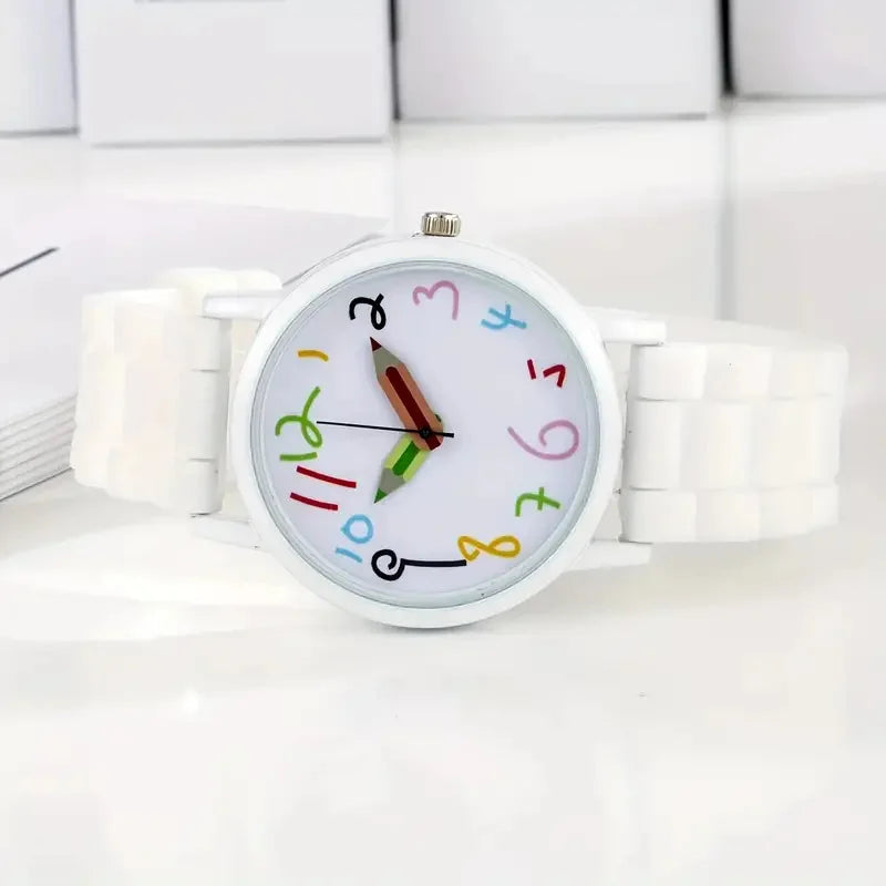 Little Fresh Jelly Silicone Quartz Watch