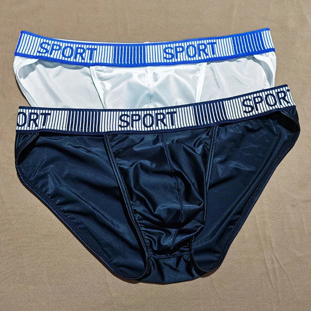 High Fork Mid Waist Elastic Breathable Briefs