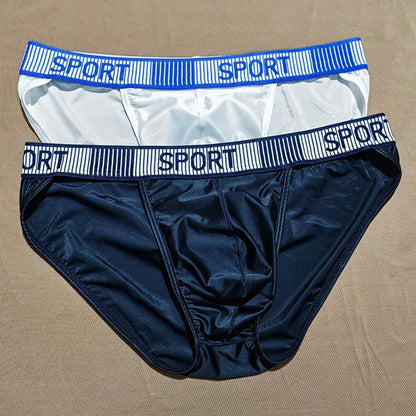 High Fork Mid Waist Elastic Breathable Briefs