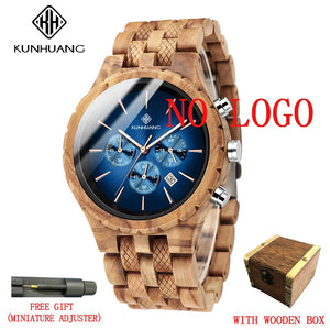 Wood Quartz Luminous Watch