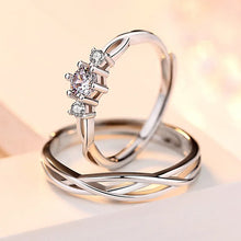 AAA Zircon Paired Couple's Rings