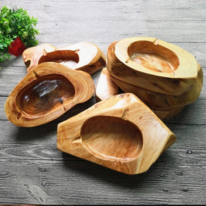 Natural Irregular Wood Ashtray