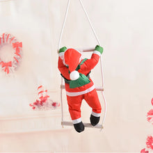 Santa Claus Climbing Ladder Hanging Christmas Tree Decoration