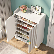 Tribesigns 7-Tier Shoe Cabinet with Doors