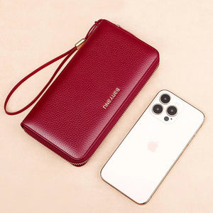 Anti RFID Genuine Leather Wallet