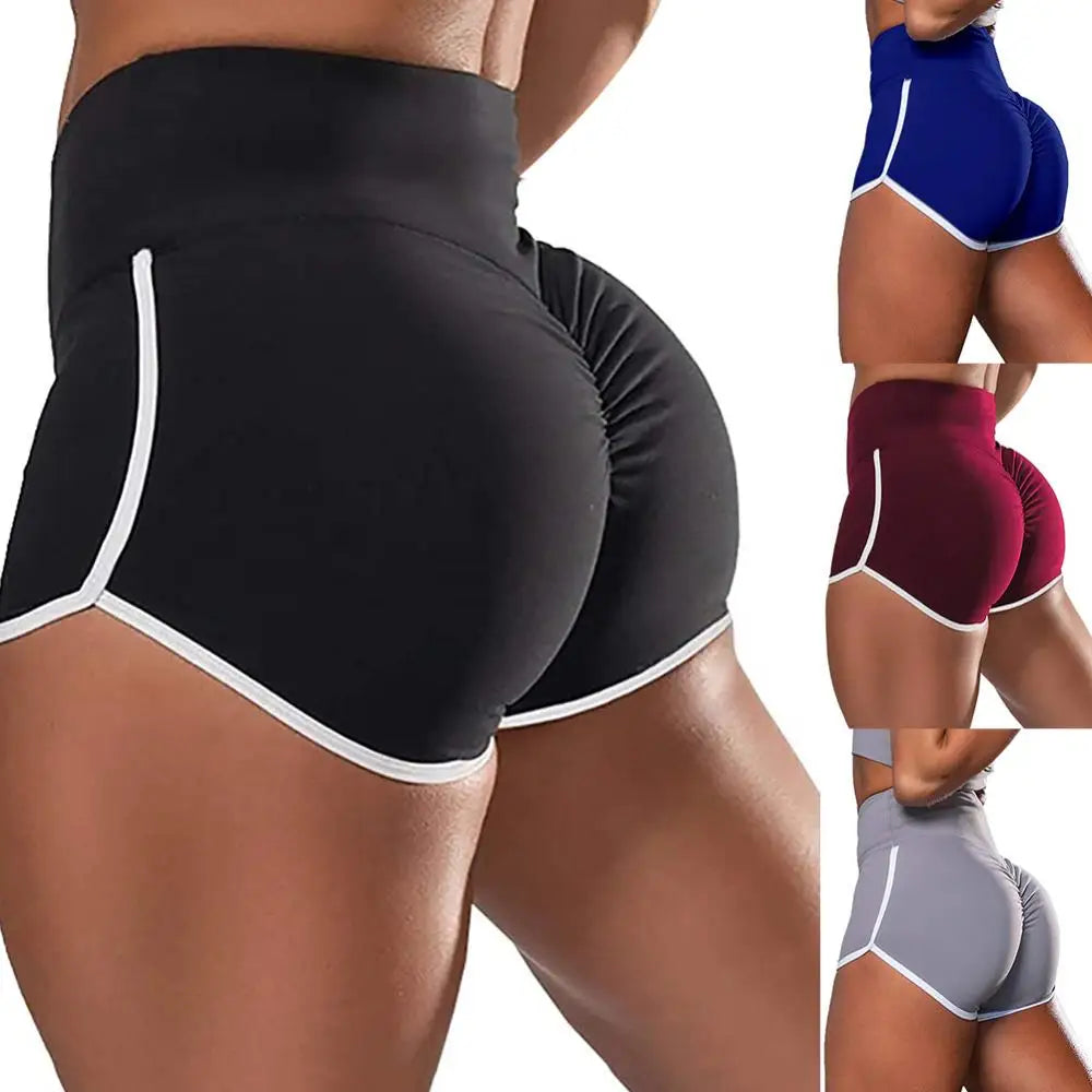 Elastic Seamless Fitness Shorts for Women