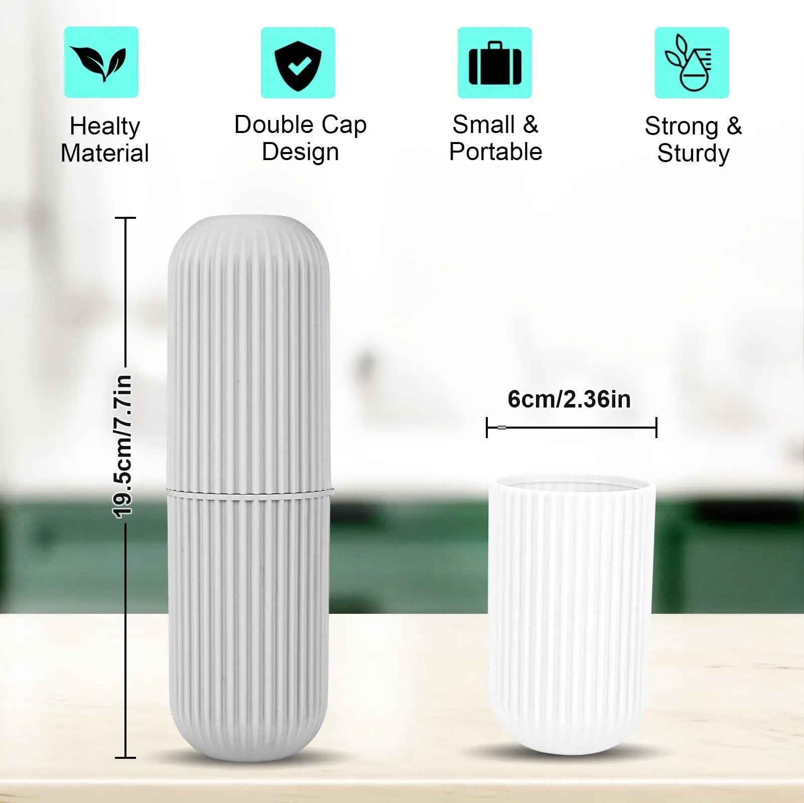 Travel Toothpaste Toothbrush Portable Storage Box
