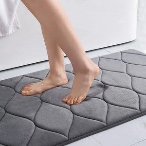 Silicone Non-Slip Memory Foam Super Absorbent Quick Dry Rug